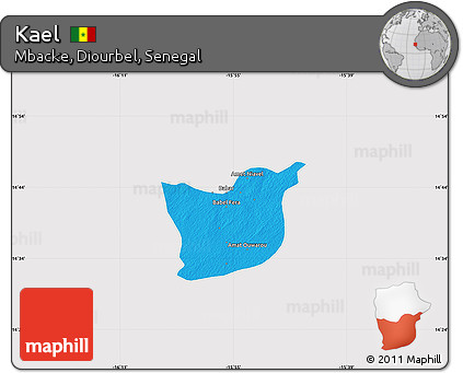 Political Map of Kael, cropped outside