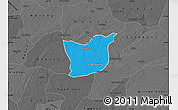 Political Map of Kael, darken, desaturated