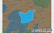 Political Map of Kael, darken, semi-desaturated