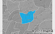 Political Map of Kael, desaturated