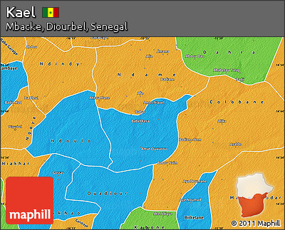Political Map of Kael