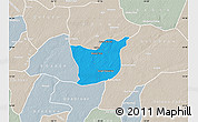 Political Map of Kael, lighten, semi-desaturated
