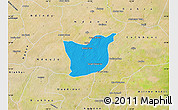 Political Map of Kael, satellite outside