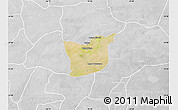Satellite Map of Kael, lighten, desaturated