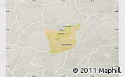 Satellite Map of Kael, lighten, semi-desaturated