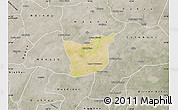 Satellite Map of Kael, semi-desaturated