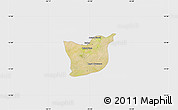 Satellite Map of Kael, single color outside