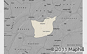Shaded Relief Map of Kael, darken, desaturated