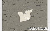 Shaded Relief Map of Kael, darken