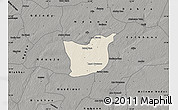 Shaded Relief Map of Kael, darken, semi-desaturated