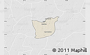 Shaded Relief Map of Kael, lighten, desaturated