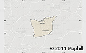 Shaded Relief Map of Kael, lighten, semi-desaturated