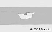 Gray Panoramic Map of Kael, single color outside