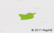 Physical Panoramic Map of Kael, cropped outside