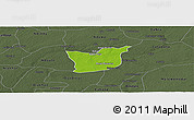 Physical Panoramic Map of Kael, darken, semi-desaturated