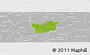 Physical Panoramic Map of Kael, lighten, desaturated