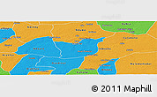 Political Panoramic Map of Kael
