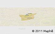 Satellite Panoramic Map of Kael, lighten