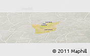 Satellite Panoramic Map of Kael, lighten, semi-desaturated