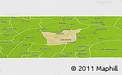 Satellite Panoramic Map of Kael, physical outside