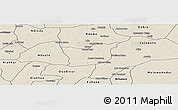 Shaded Relief Panoramic Map of Kael