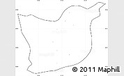 Blank Simple Map of Kael, cropped outside, no labels