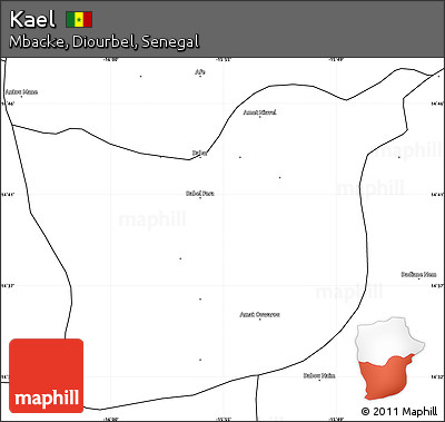 Blank Simple Map of Kael