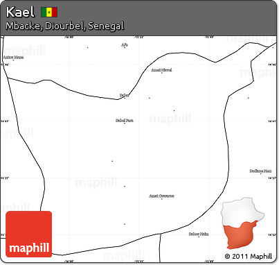 Blank Simple Map of Kael