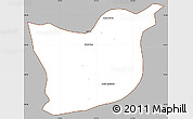 Gray Simple Map of Kael, cropped outside