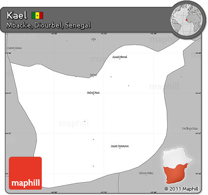 Gray Simple Map of Kael