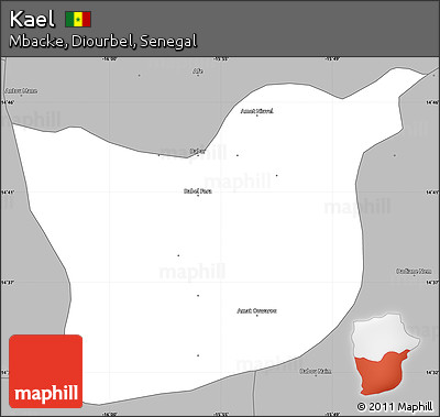 Gray Simple Map of Kael