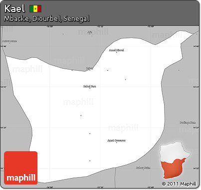 Gray Simple Map of Kael