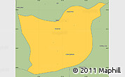 Savanna Style Simple Map of Kael