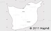 Silver Style Simple Map of Kael, cropped outside