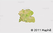 Satellite 3D Map of Djilor, cropped outside