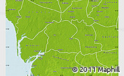 Physical Map of Djilor