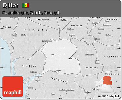 Silver Style Map of Djilor