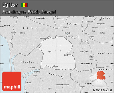 Silver Style Map of Djilor
