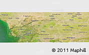 Satellite Panoramic Map of Djilor