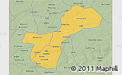Savanna Style 3D Map of Gossas