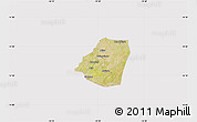 Satellite Map of Kahone, cropped outside