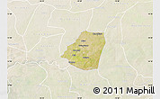 Satellite Map of Kahone, lighten