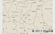 Shaded Relief Map of Kahone