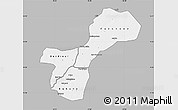 Gray Map of Gossas, single color outside