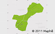 Physical Map of Gossas, cropped outside