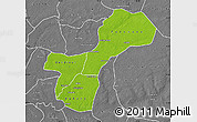 Physical Map of Gossas, desaturated