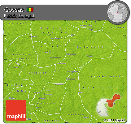 Physical Map of Gossas