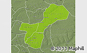 Physical Map of Gossas, semi-desaturated