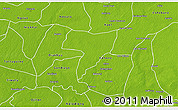 Physical 3D Map of Ouadiour