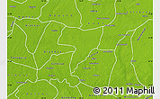 Physical Map of Ouadiour